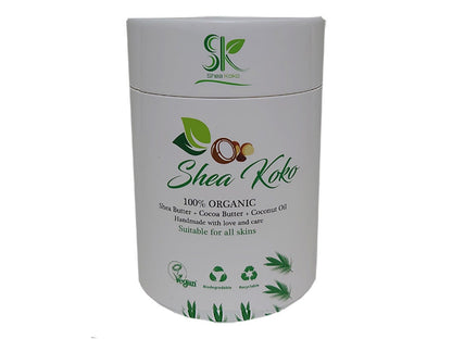 Shea Koko Butter  - Whipped 100% Organic - Vegan Friendly - Full Body Moisturiser